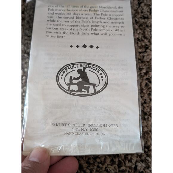 Paul Bolinger Kurt S. Adler Santa Chimney Figurine JB230 w/ Box Handcrafted - Picture 13 of 13